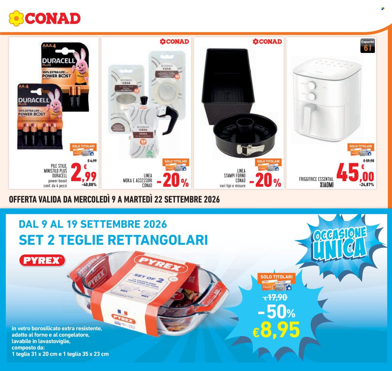 Volantino CONAD - CAMPIONI DEL RISPARMIO