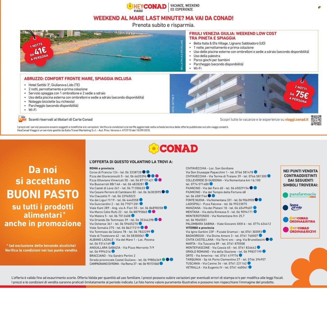 Volantino CONAD - CAMPIONI DEL RISPARMIO