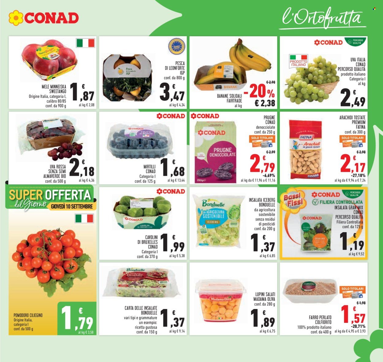 Volantino CONAD - CAMPIONI DEL RISPARMIO