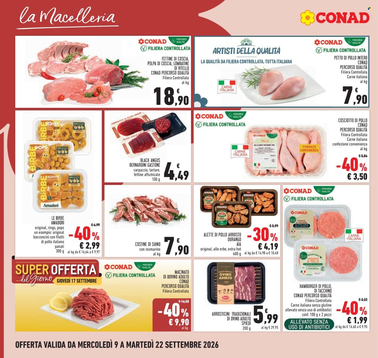 Volantino CONAD - CAMPIONI DEL RISPARMIO