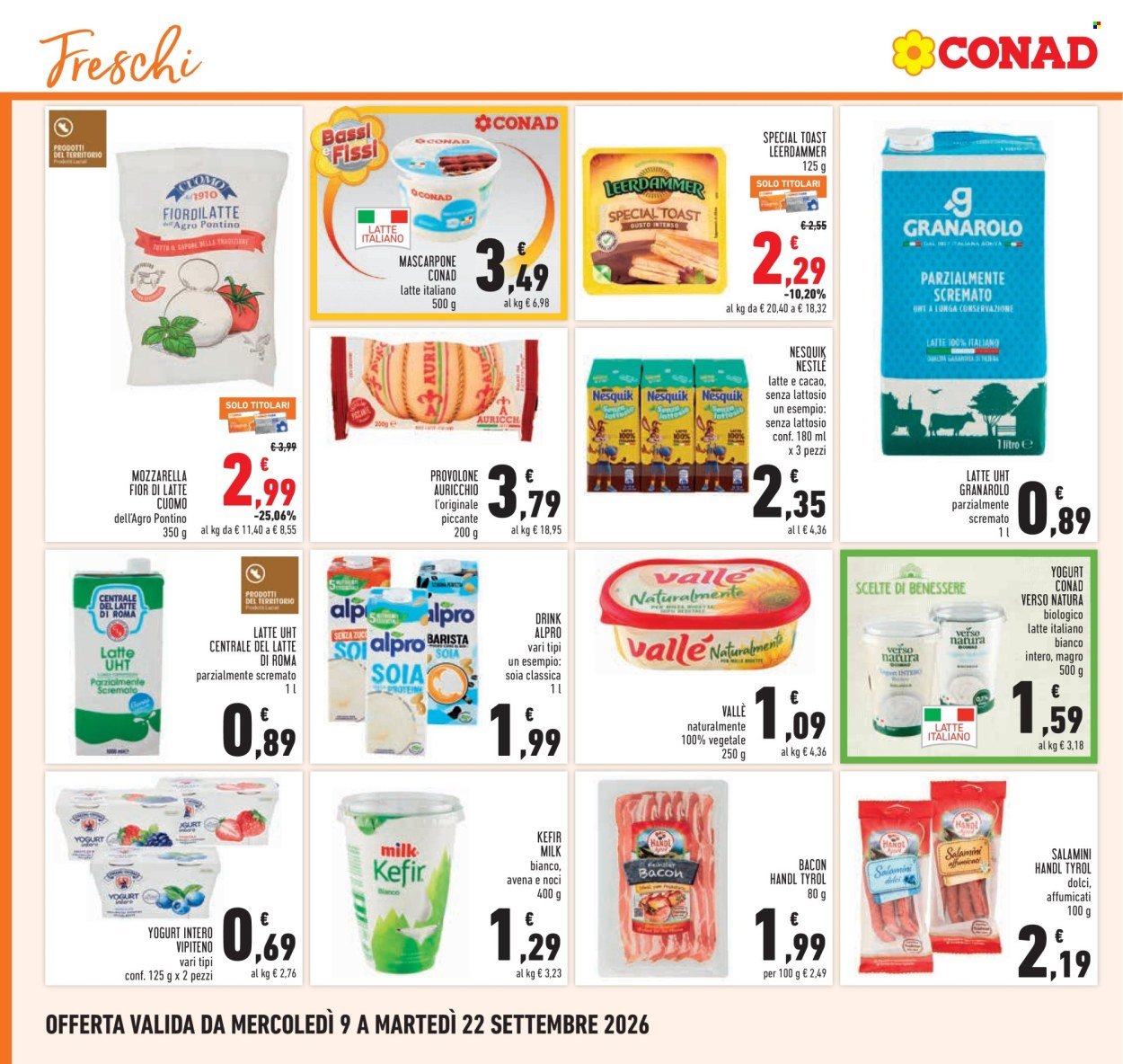 Volantino CONAD - CAMPIONI DEL RISPARMIO