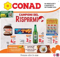 Volantino CONAD - CAMPIONI DEL RISPARMIO