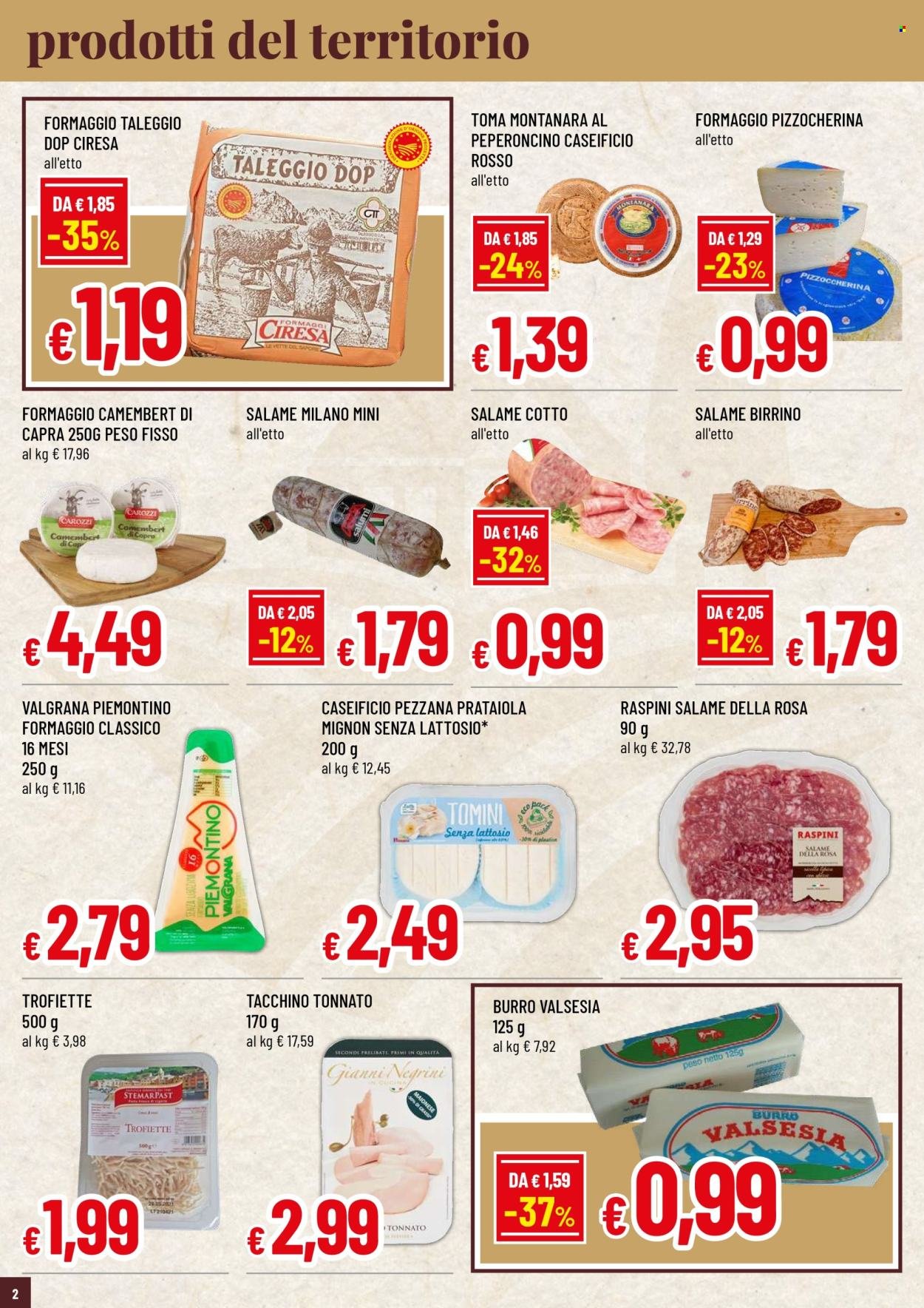 Volantino FAMILA - PRODOTTI DEL TERRITORIO