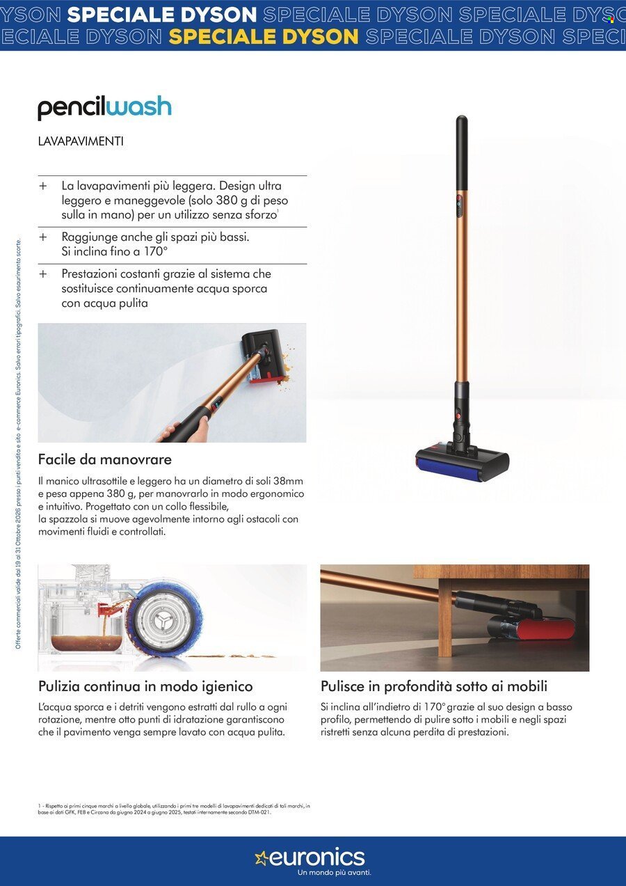 Volantino EURONICS - Speciale Dyson
