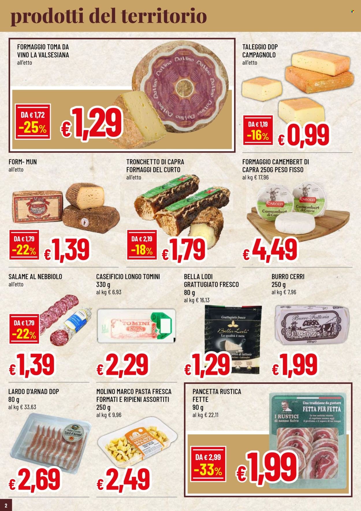 Volantino FAMILA - PRODOTTI DEL TERRITORIO