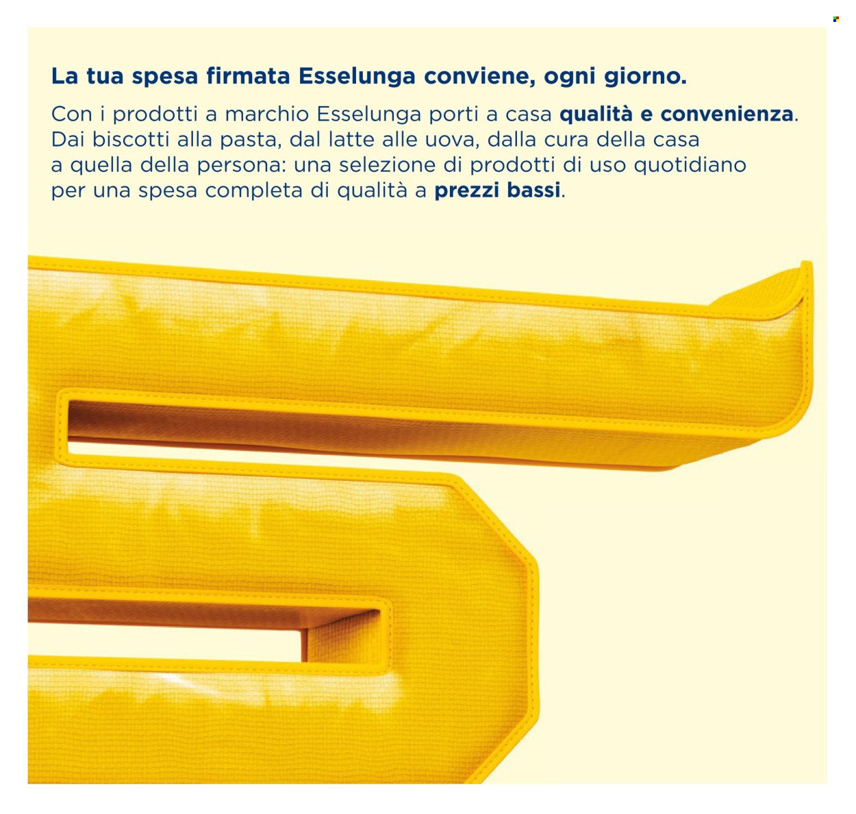 Offerta ESSELUNGA - La tua spesa completa firmata