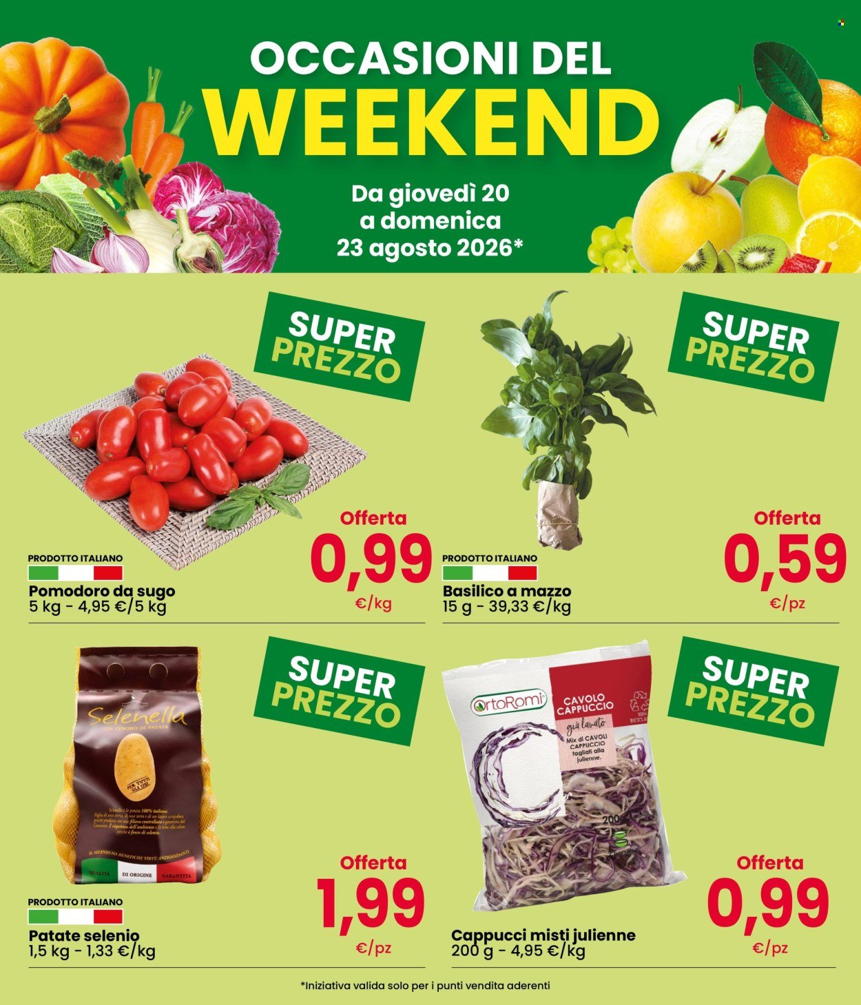 Volantino EUROSPAR - Fresche Occasioni