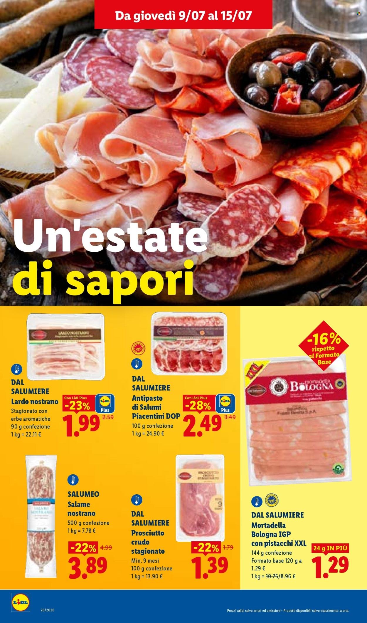 Volantino LIDL - L'estate del risparmio
