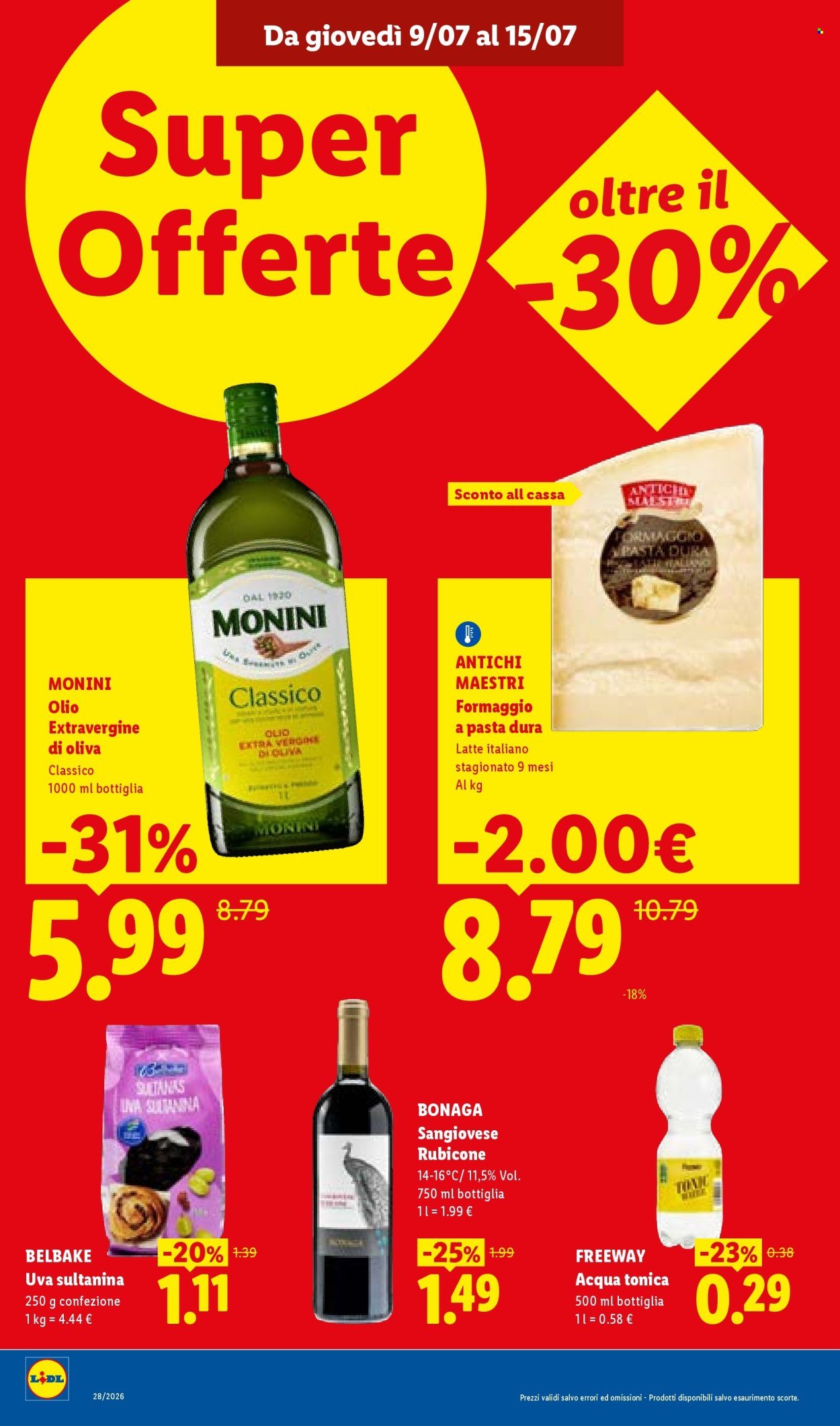 Volantino LIDL - L'estate del risparmio