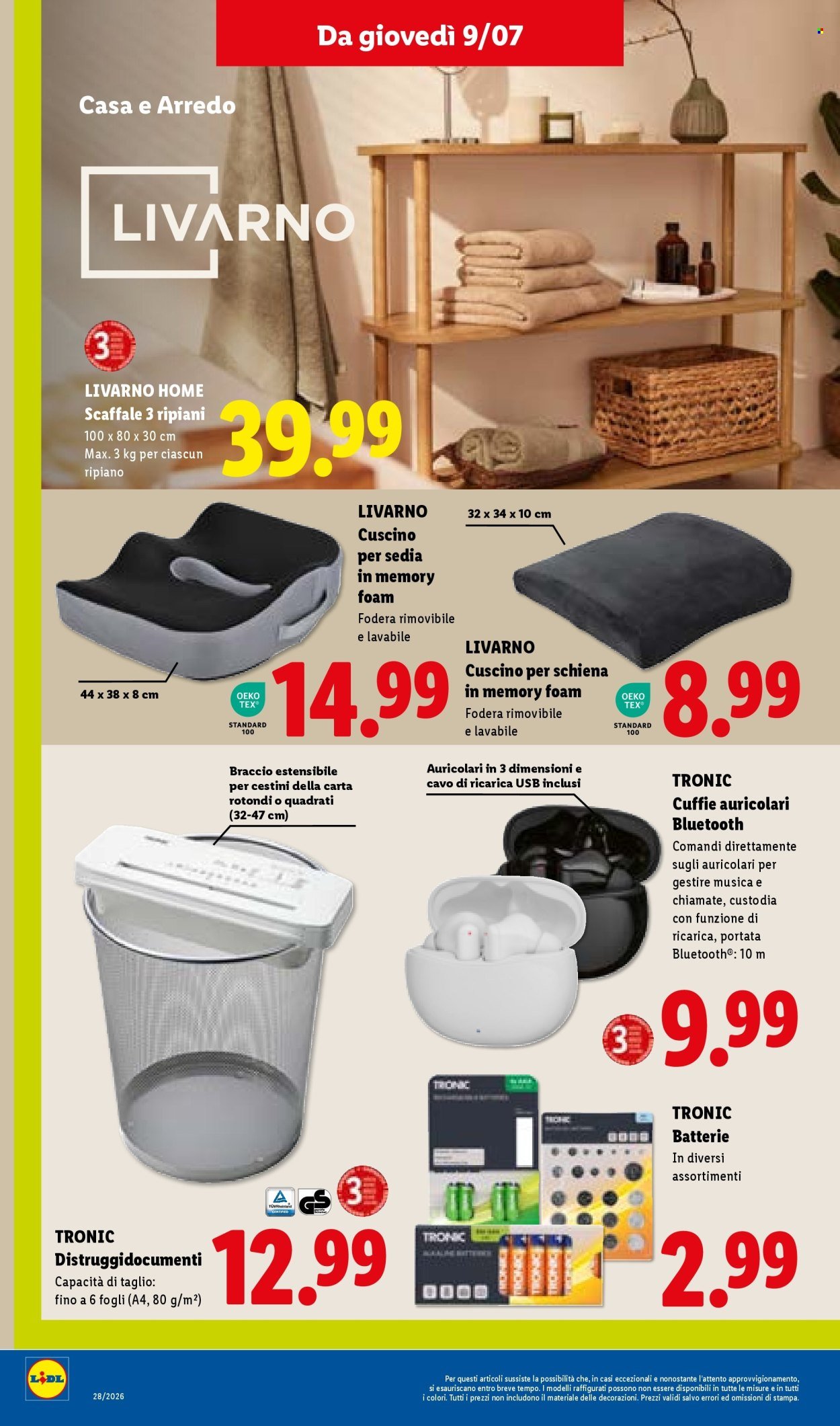 Volantino LIDL - L'estate del risparmio