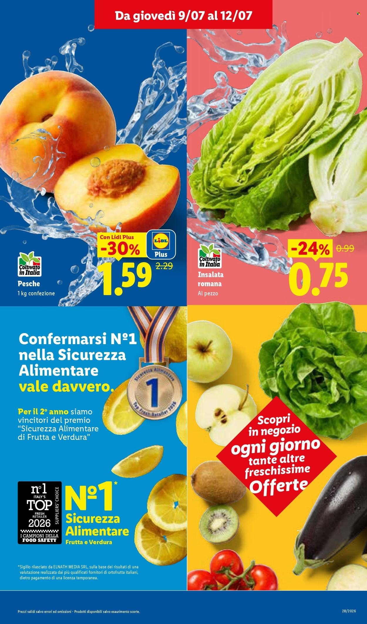 Volantino LIDL - L'estate del risparmio