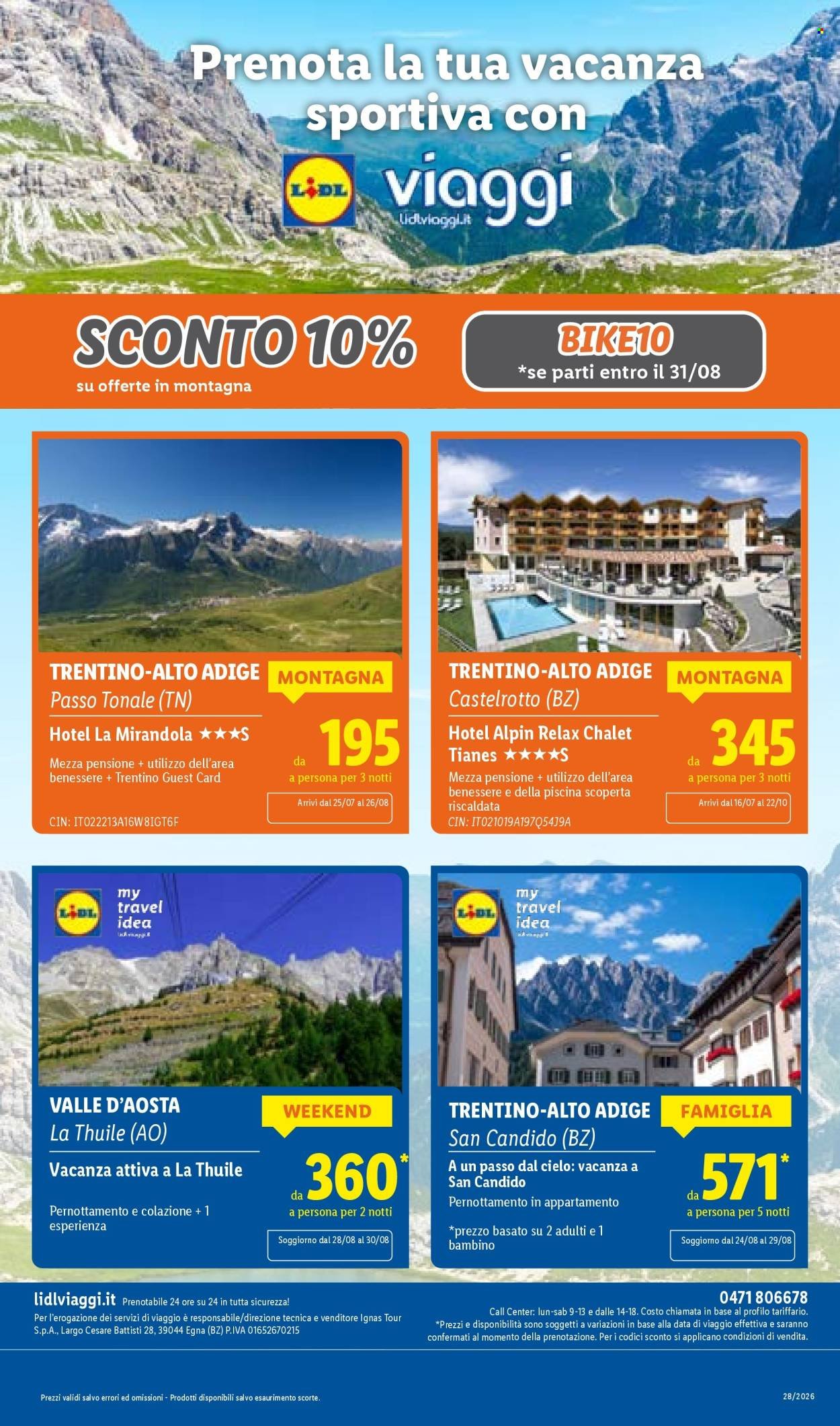 Volantino LIDL - L'estate del risparmio