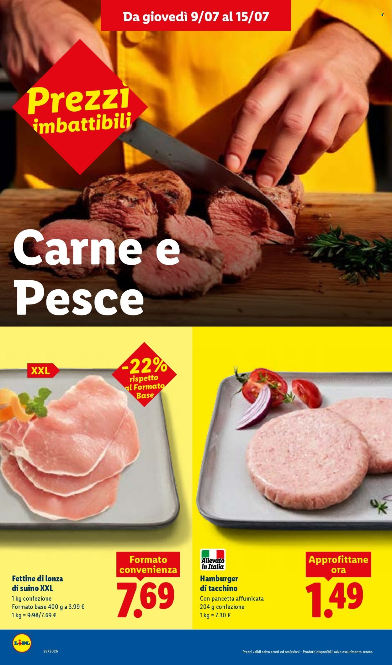 Volantino LIDL - L'estate del risparmio