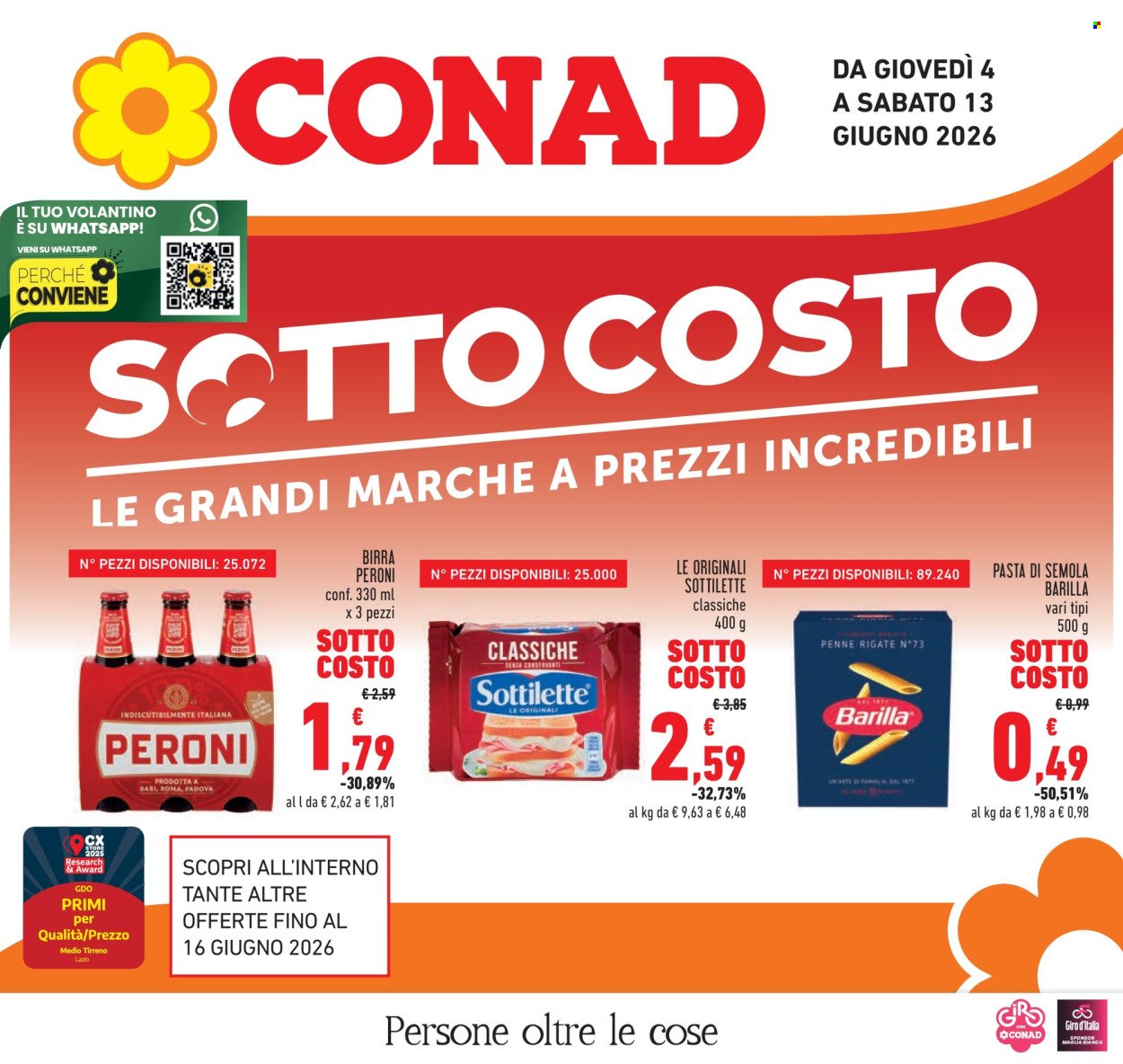 Volantino CONAD - SOTTOCOSTO (2026-06-04 - 2026-06-13)