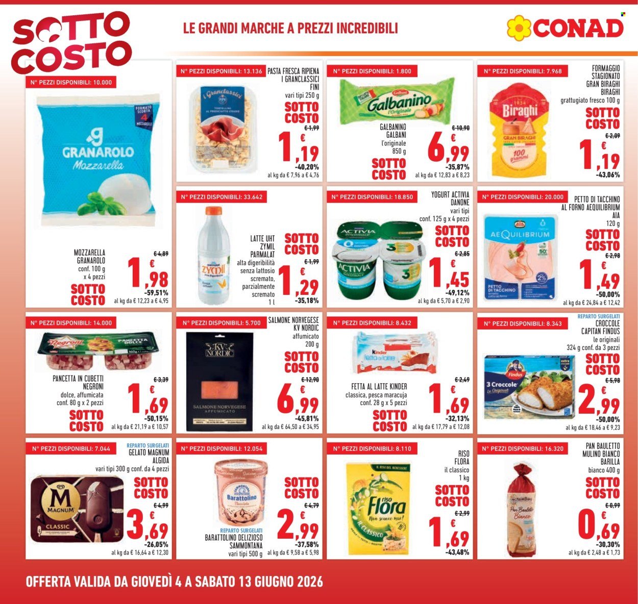 Volantino CONAD - SOTTOCOSTO (2026-06-04 - 2026-06-13)