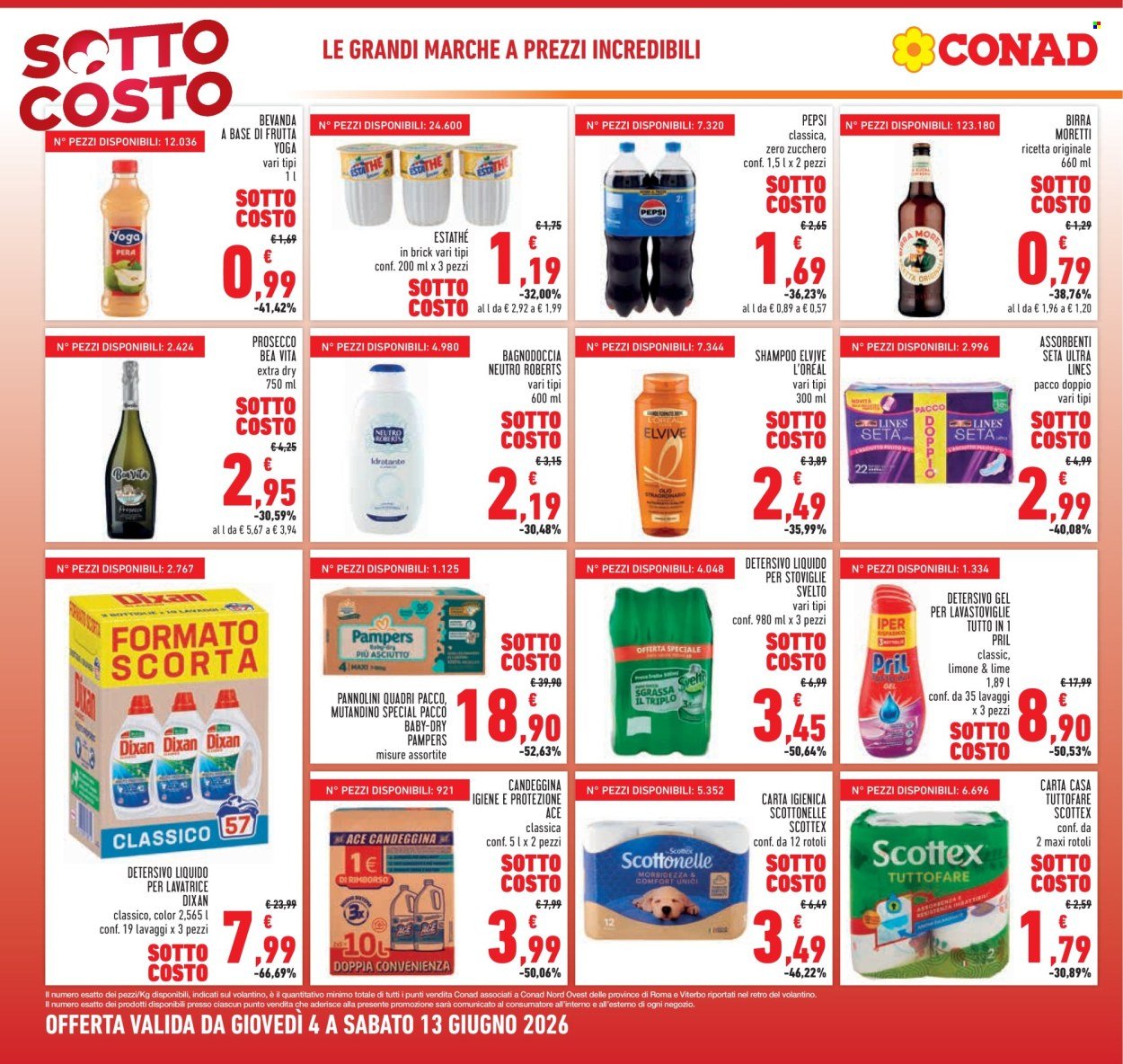 Volantino CONAD - SOTTOCOSTO (2026-06-04 - 2026-06-13)