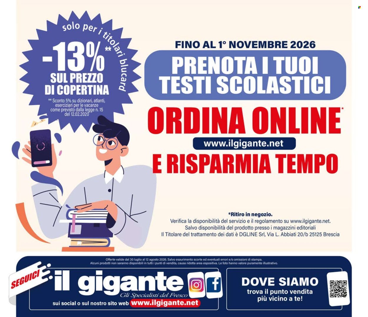 Volantino IL GIGANTE - Sconti giganteschi