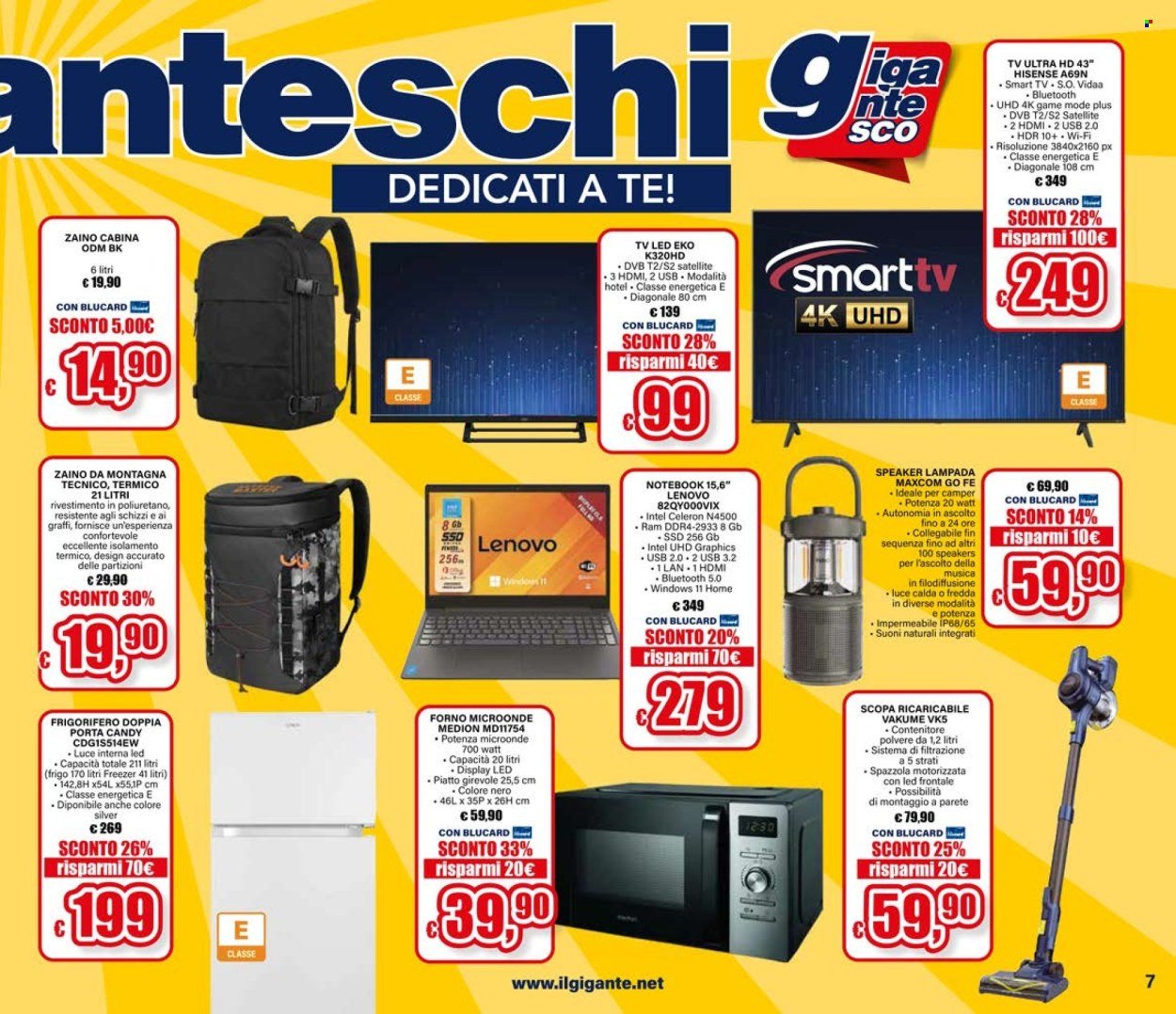 Volantino IL GIGANTE - Sconti giganteschi