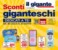 Volantino IL GIGANTE - Sconti giganteschi