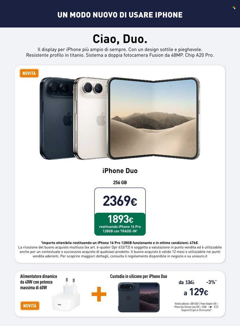 Volantino UNIEURO - Speciale Apple
