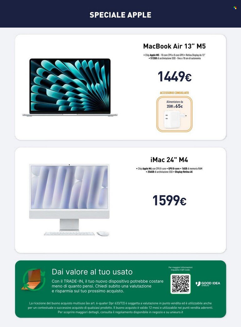 Volantino UNIEURO - Speciale Apple