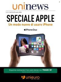 Volantino UNIEURO - Speciale Apple