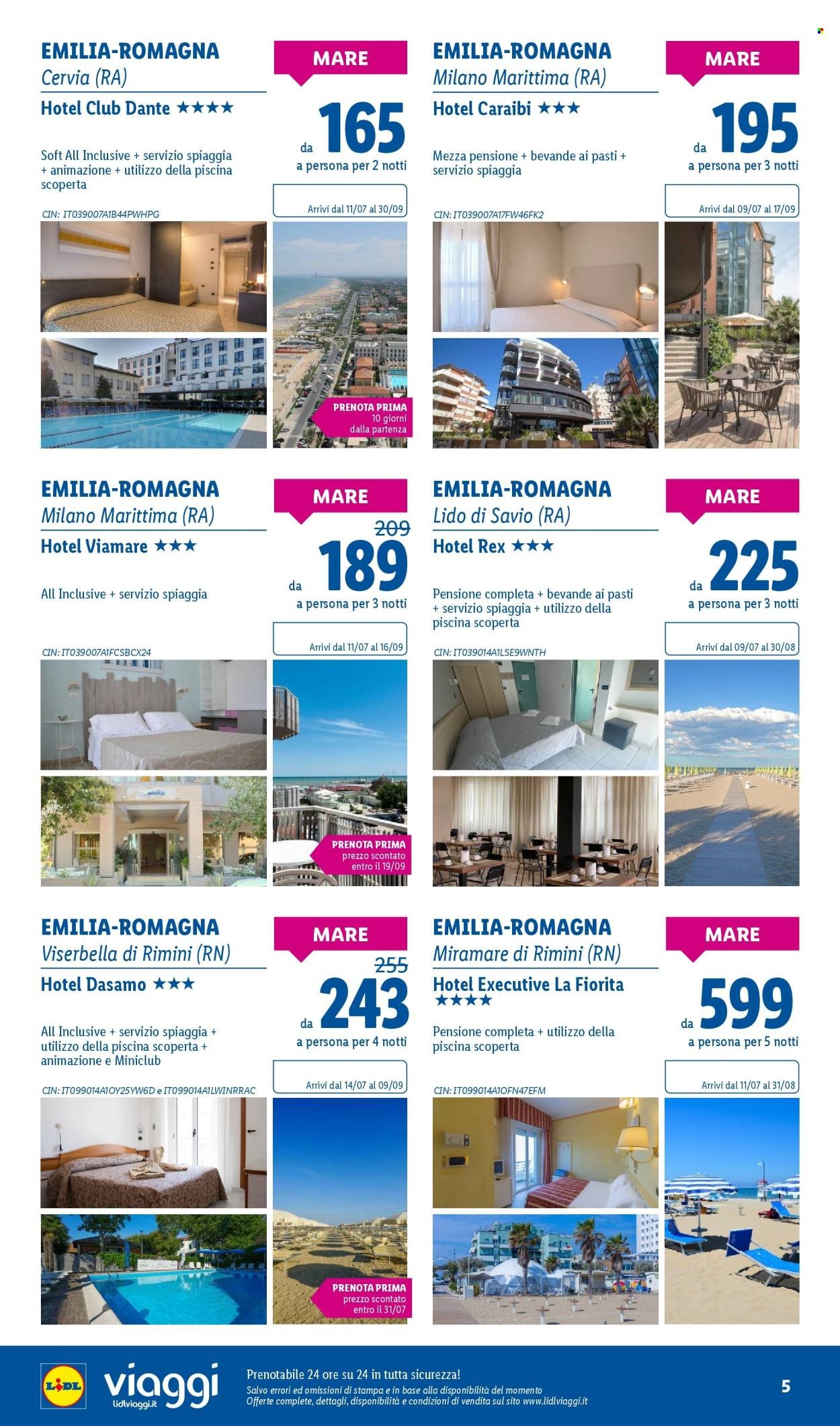 Volantino LIDL - I viaggi del mese