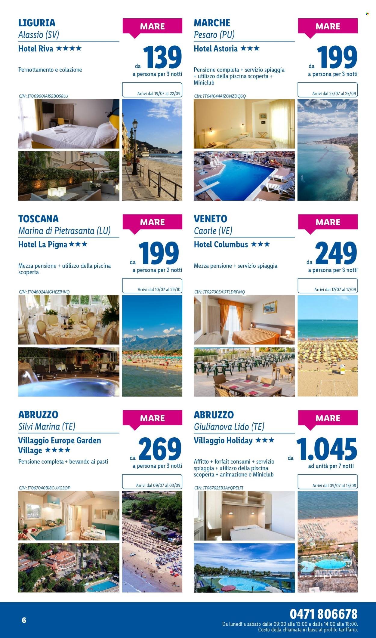 Volantino LIDL - I viaggi del mese