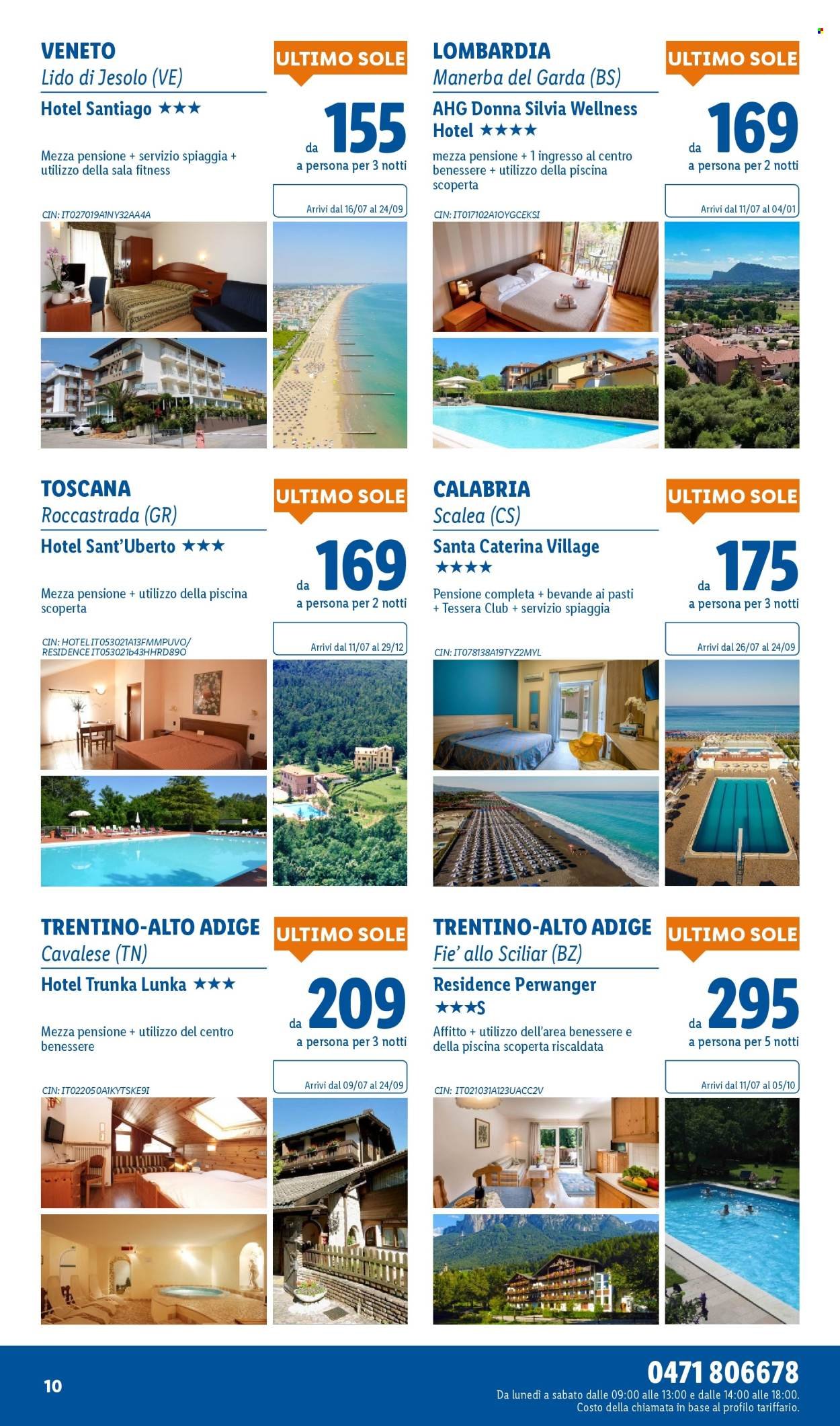 Volantino LIDL - I viaggi del mese
