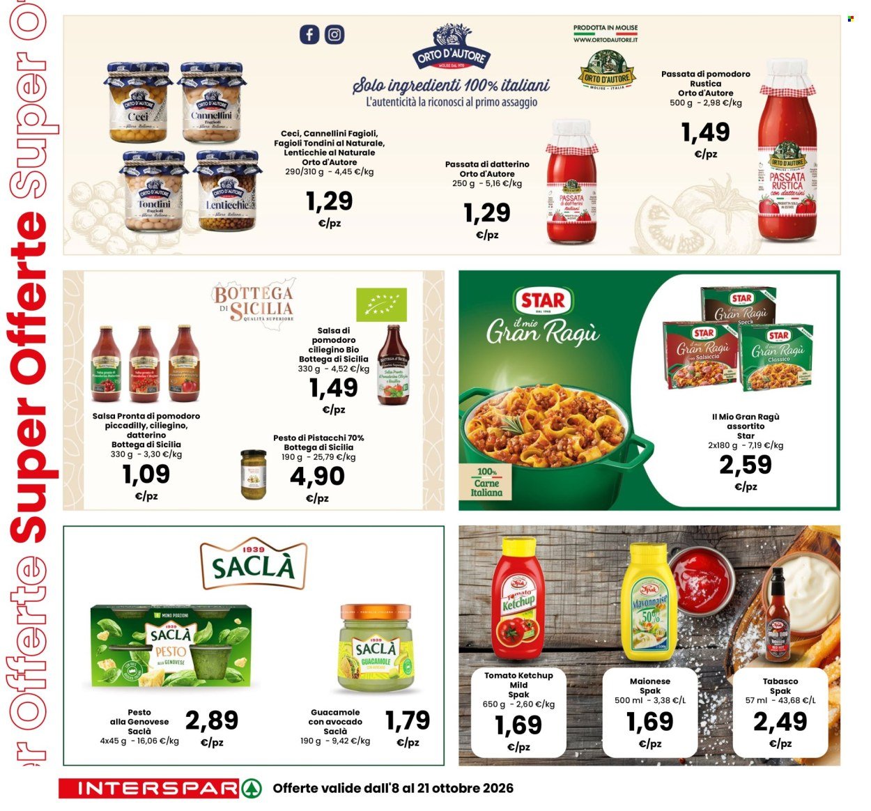 Volantino INTERSPAR - Super Offerte sulle Grandi Marche