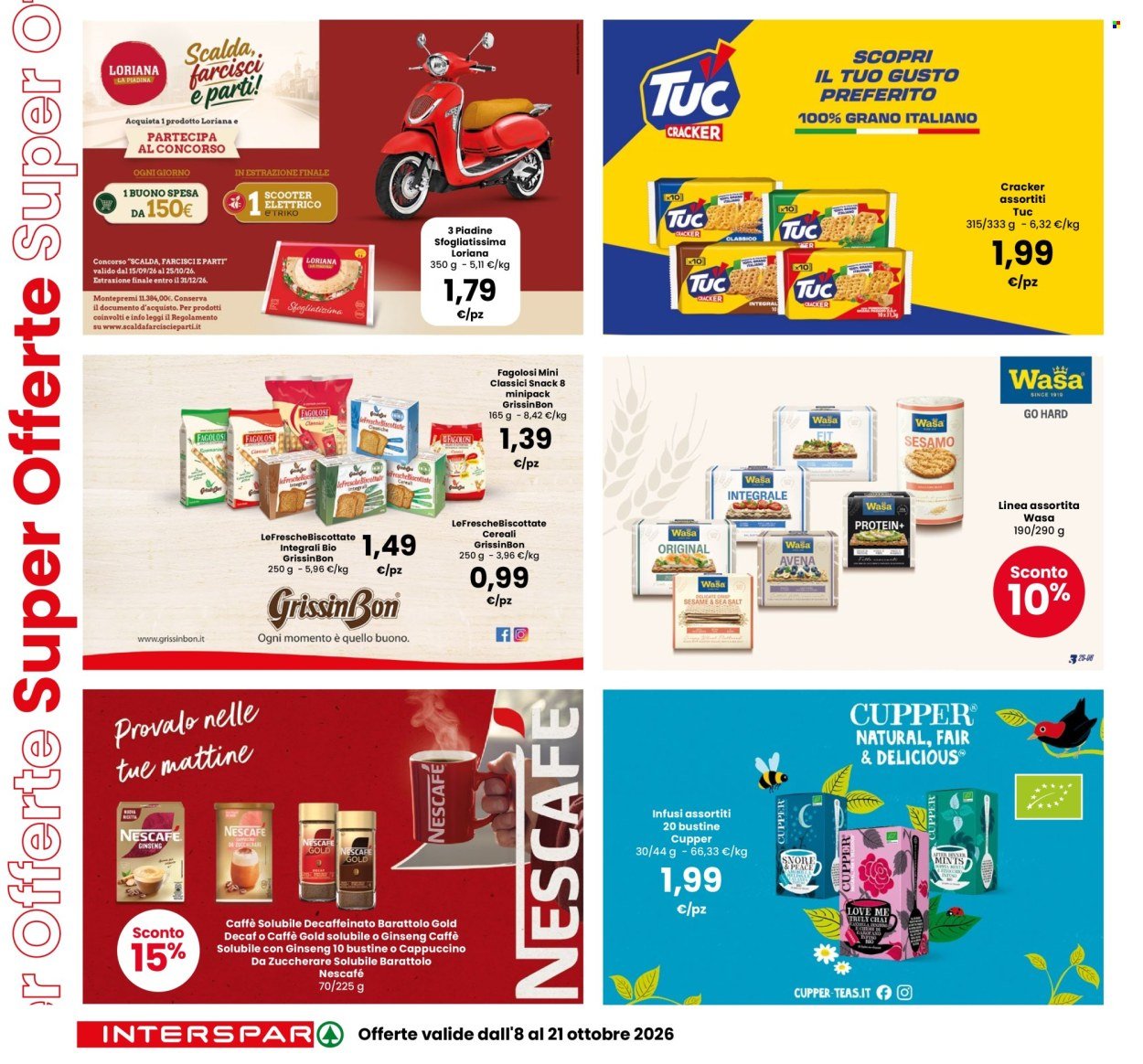 Volantino INTERSPAR - Super Offerte sulle Grandi Marche