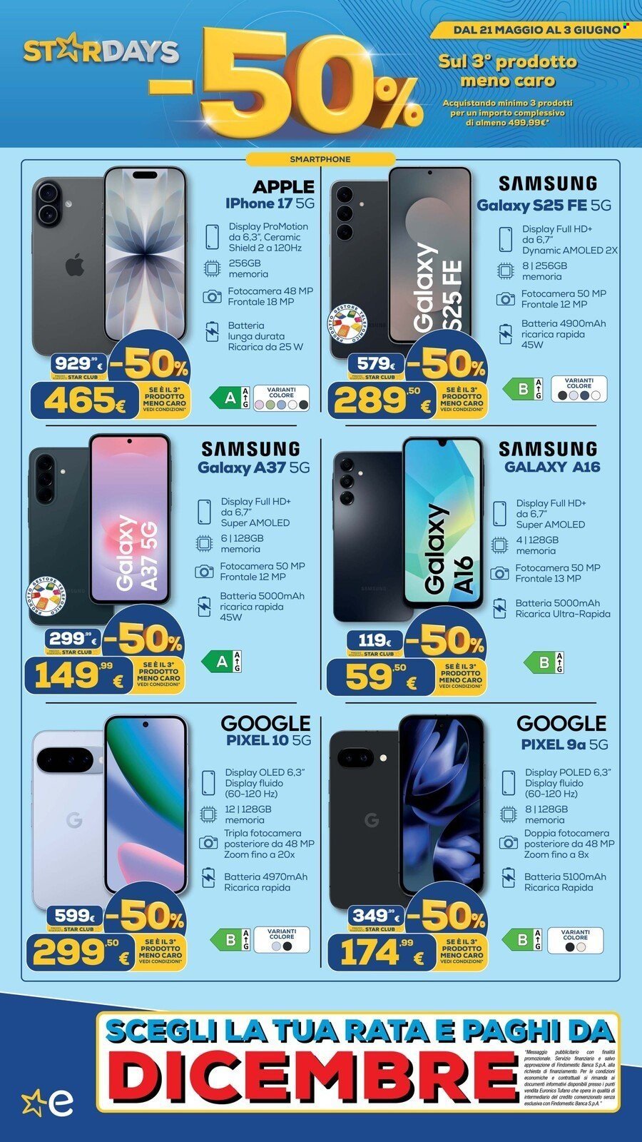 Volantino EURONICS - MENO 50 SUL TERZO PRODOTTO (2026-05-21 - 2026-06-03)