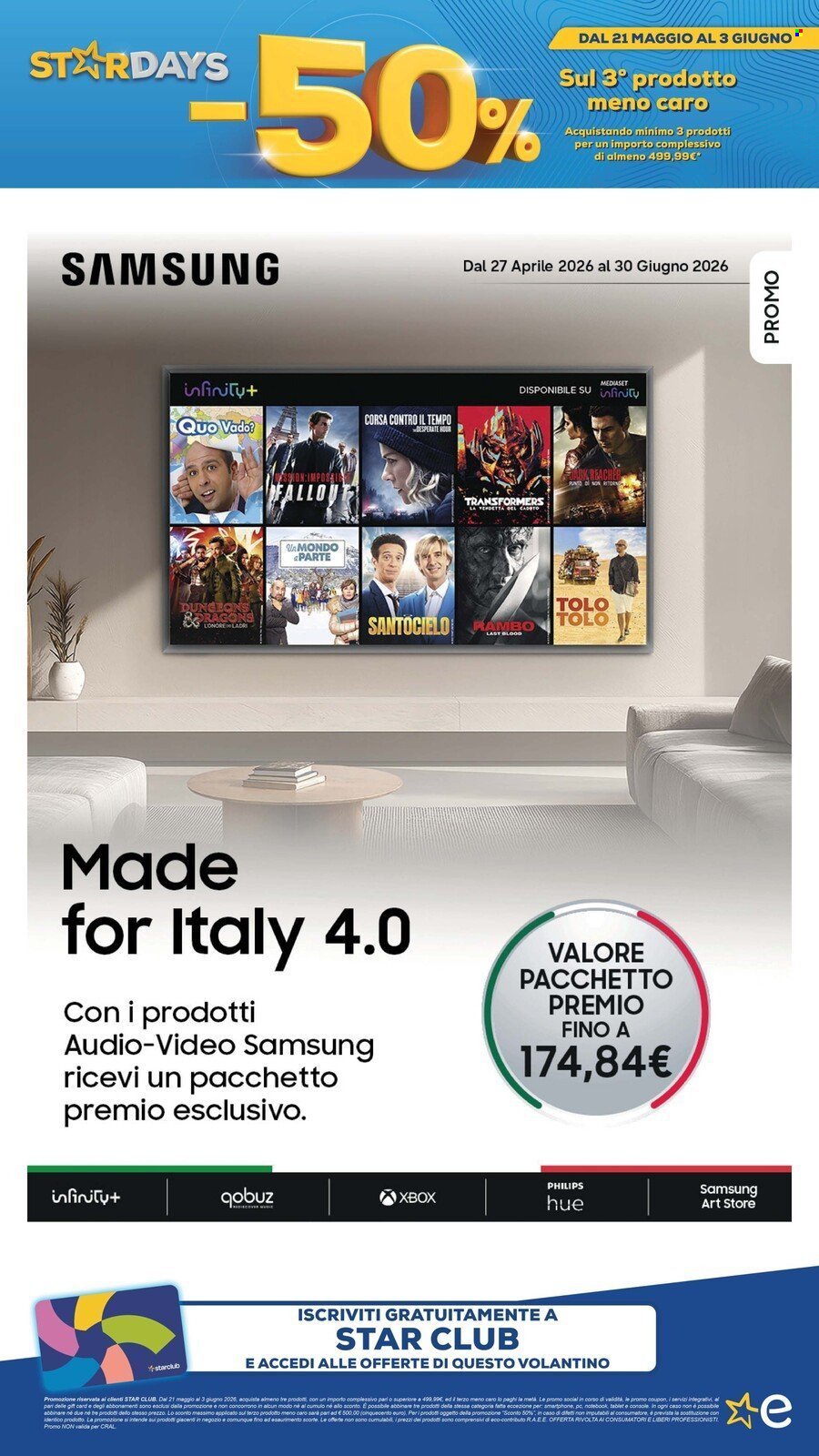 Volantino EURONICS - MENO 50 SUL TERZO PRODOTTO (2026-05-21 - 2026-06-03)