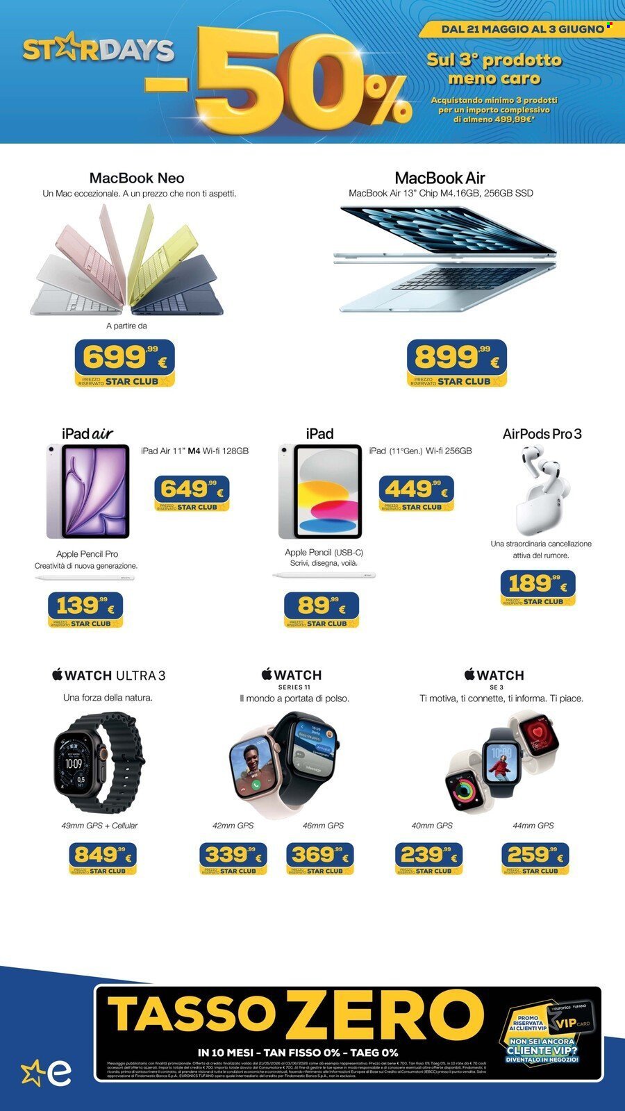 Volantino EURONICS - MENO 50 SUL TERZO PRODOTTO (2026-05-21 - 2026-06-03)