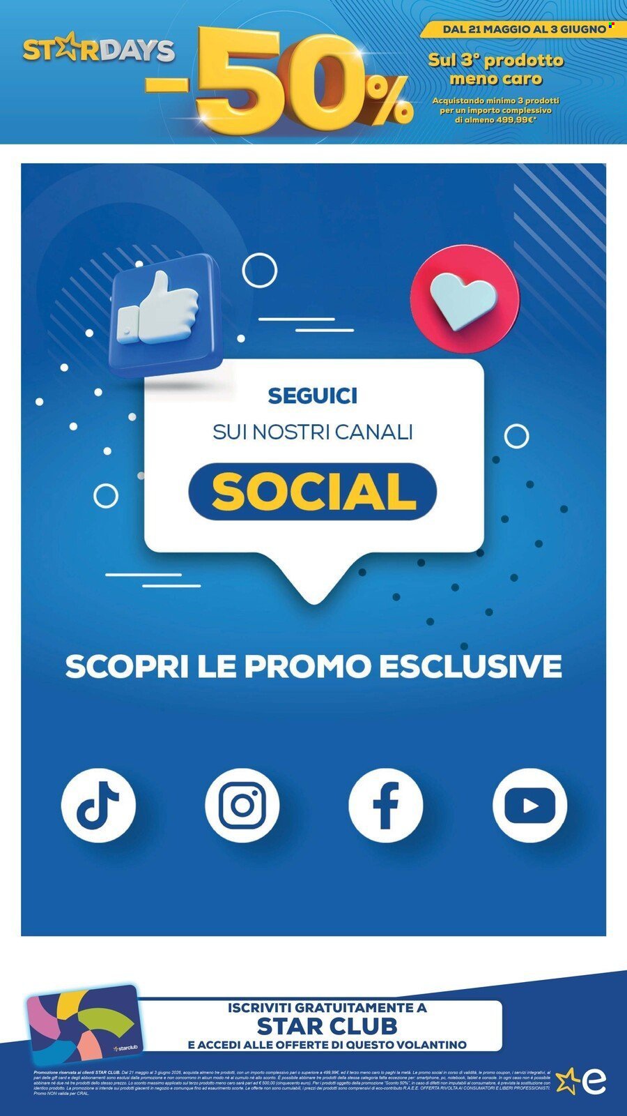 Volantino EURONICS - MENO 50 SUL TERZO PRODOTTO (2026-05-21 - 2026-06-03)