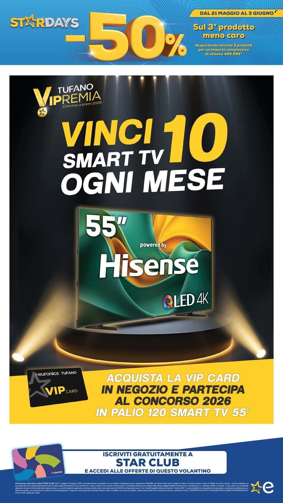 Volantino EURONICS - MENO 50 SUL TERZO PRODOTTO (2026-05-21 - 2026-06-03)