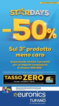 Volantino EURONICS - MENO 50 SUL TERZO PRODOTTO (2026-05-21 - 2026-06-03)