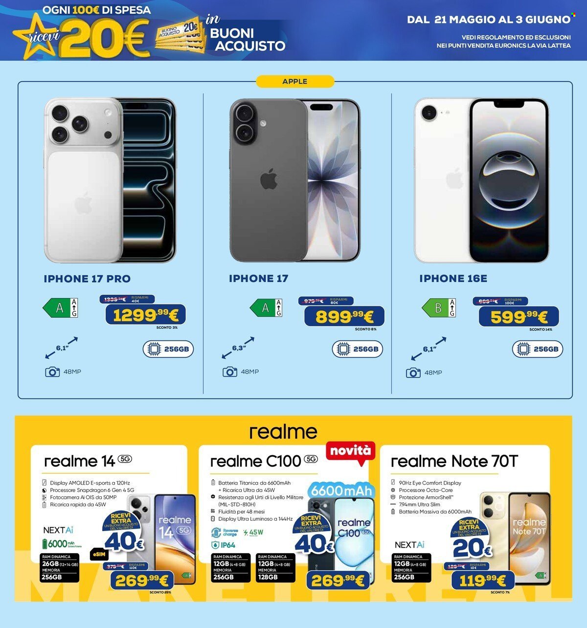 Volantino EURONICS - BUONI ACQUISTO (2026-05-21 - 2026-06-03)
