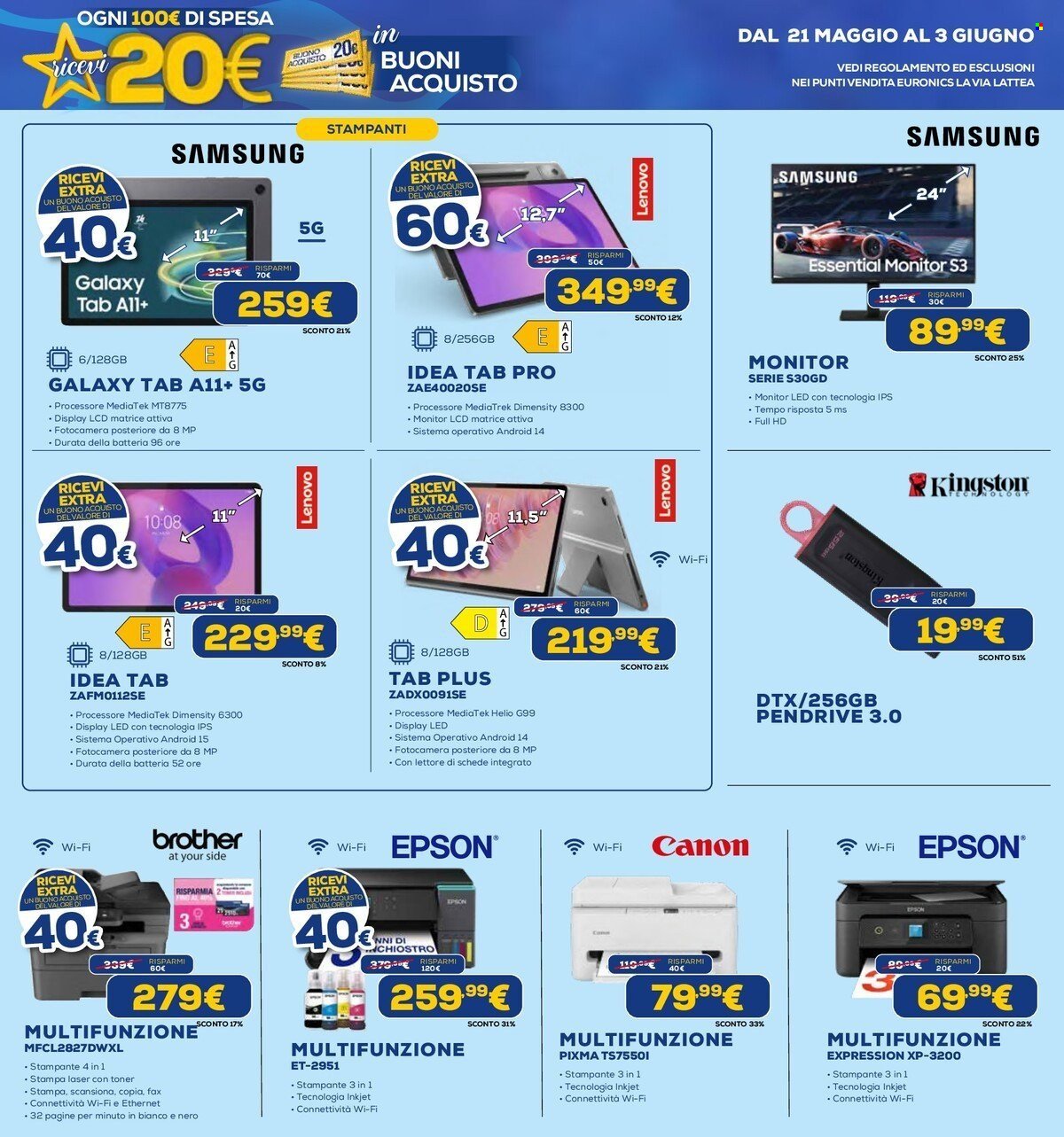 Volantino EURONICS - BUONI ACQUISTO (2026-05-21 - 2026-06-03)