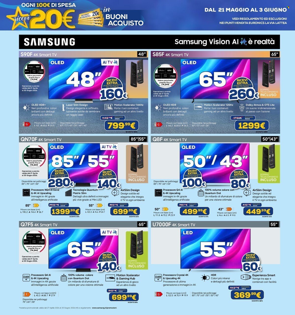 Volantino EURONICS - BUONI ACQUISTO (2026-05-21 - 2026-06-03)