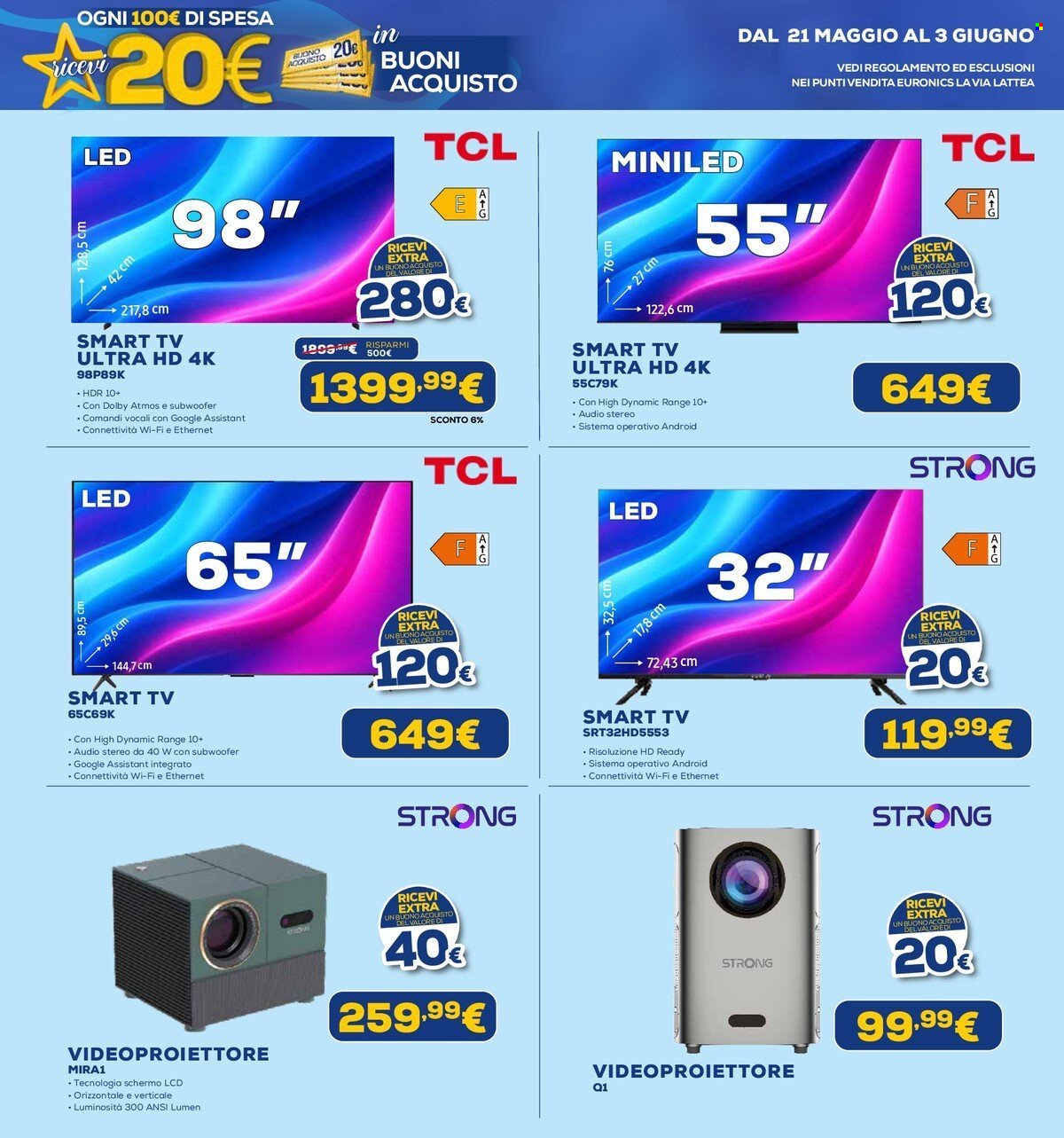 Volantino EURONICS - BUONI ACQUISTO (2026-05-21 - 2026-06-03)