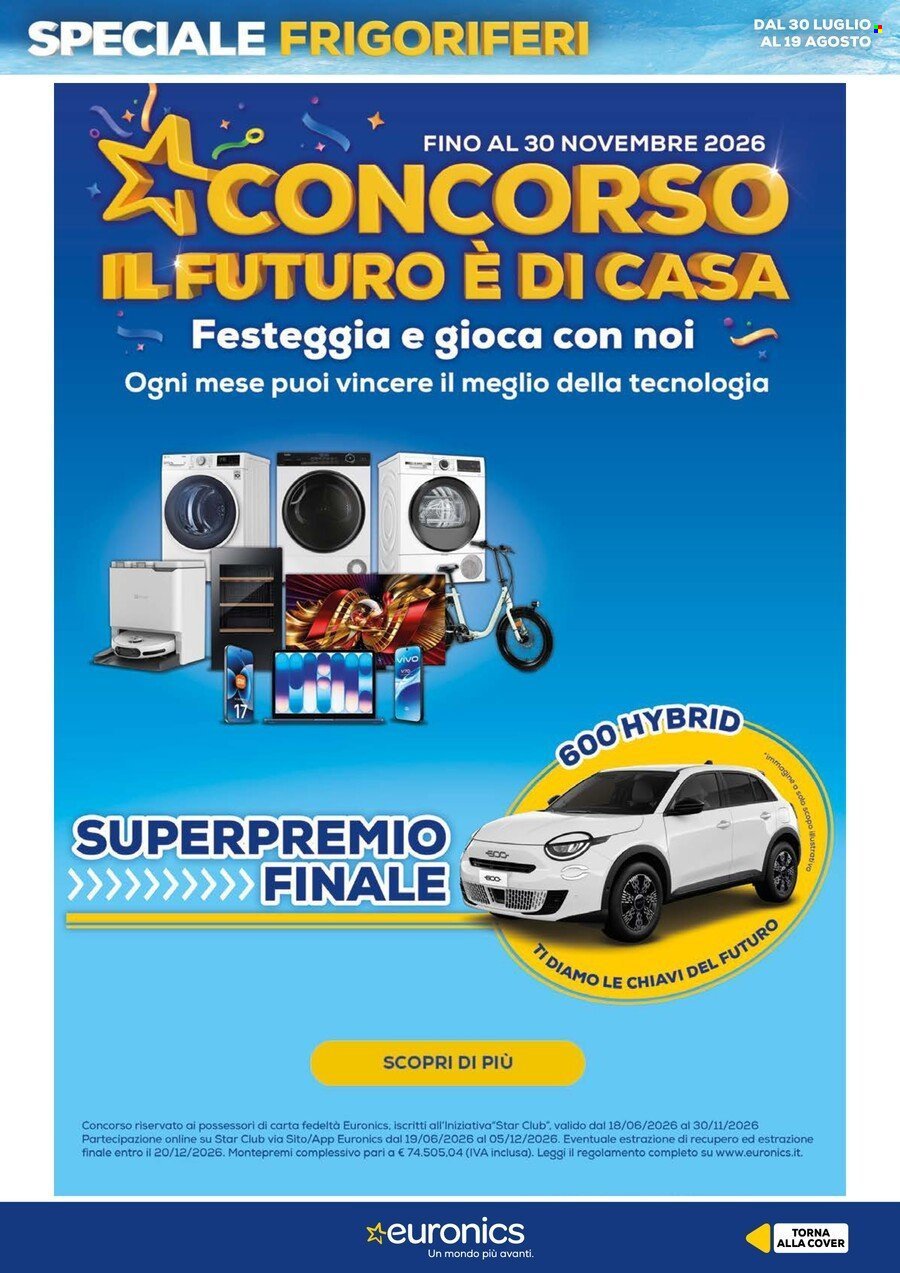 Volantino EURONICS - Speciale Frigoriferi