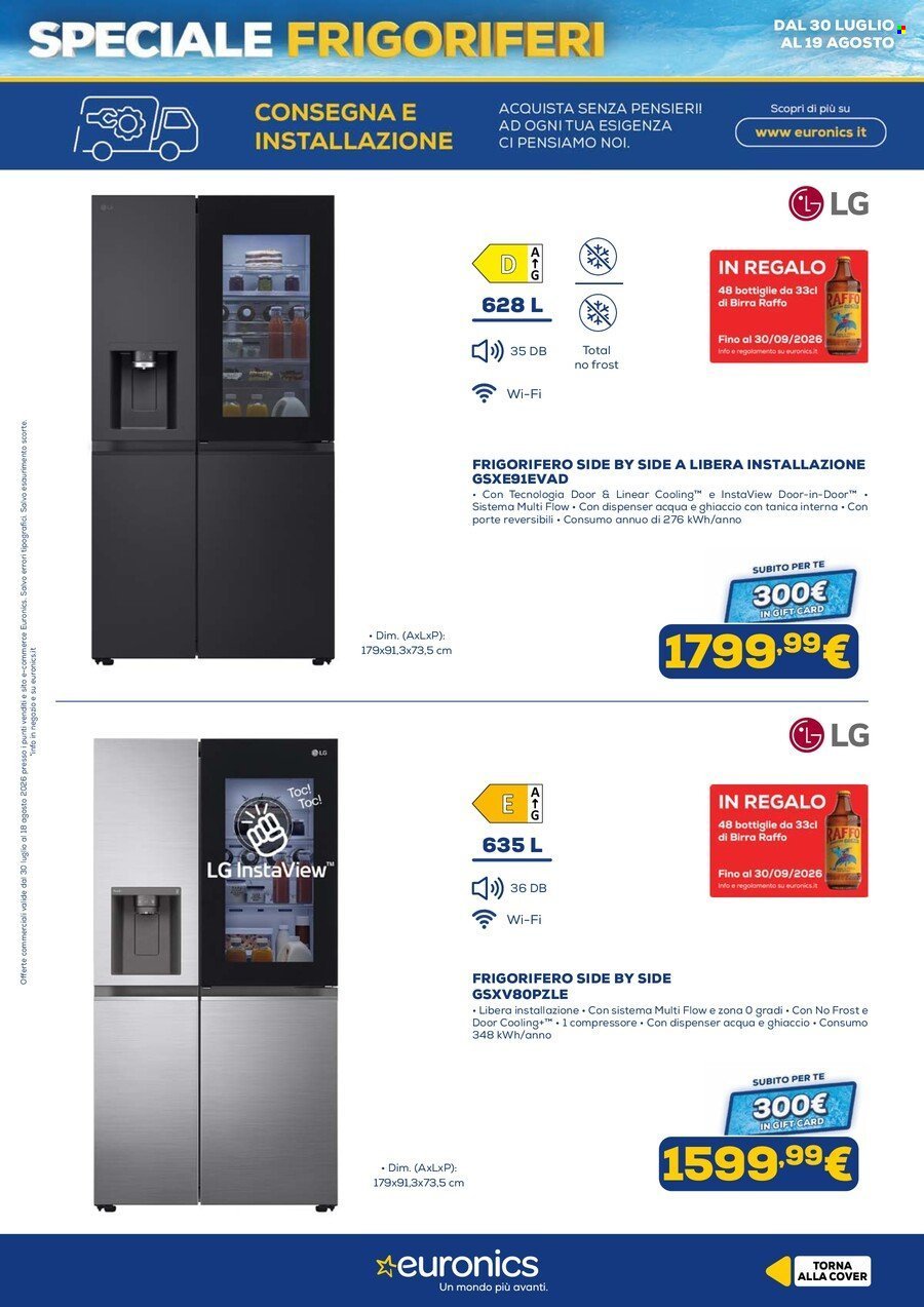 Volantino EURONICS - Speciale Frigoriferi