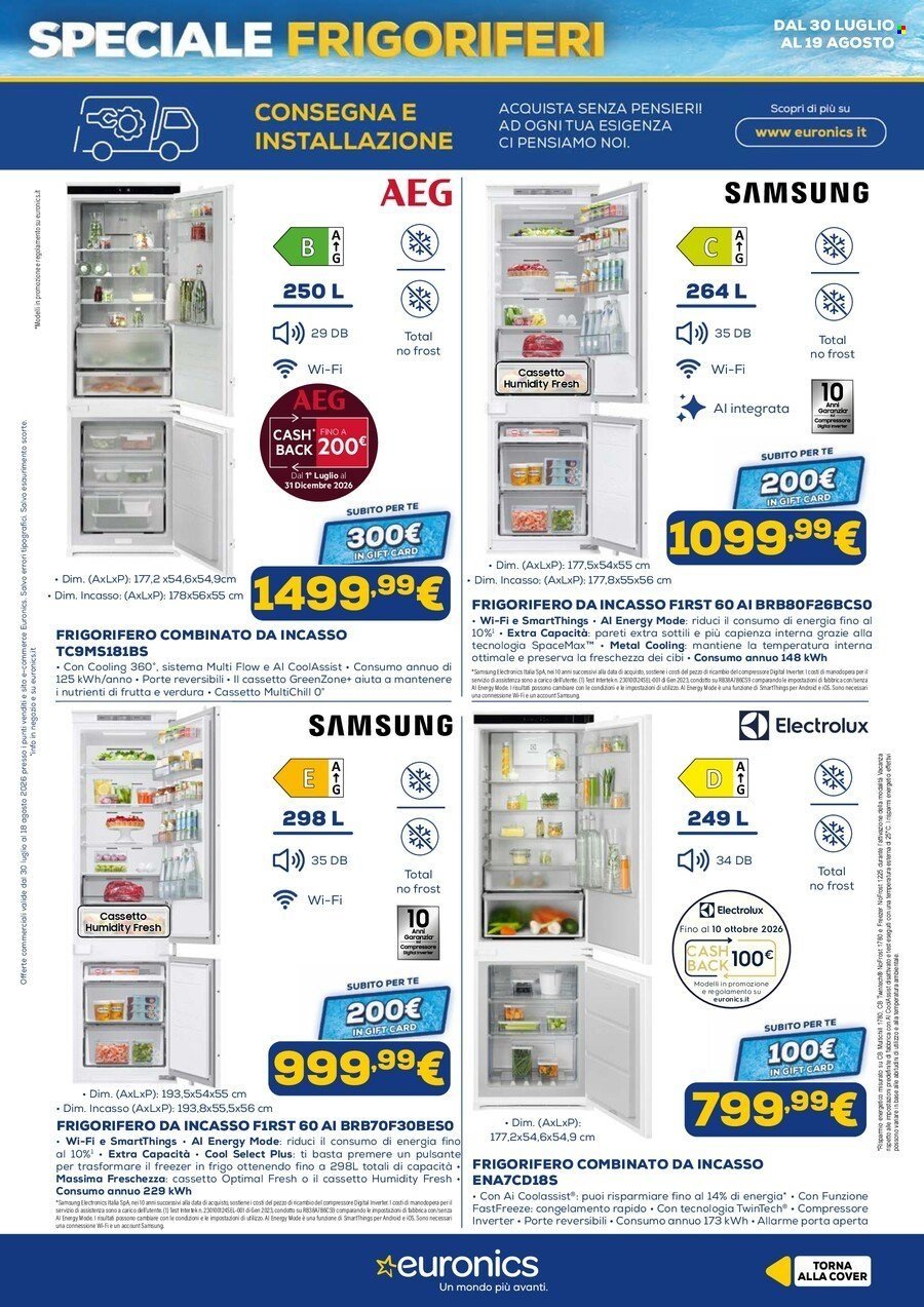 Volantino EURONICS - Speciale Frigoriferi