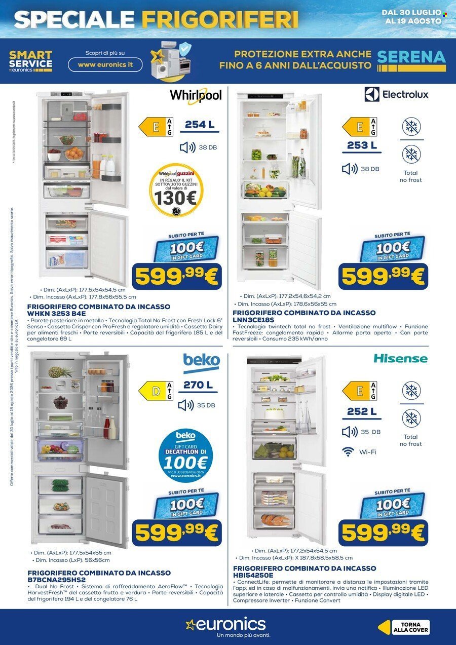Volantino EURONICS - Speciale Frigoriferi