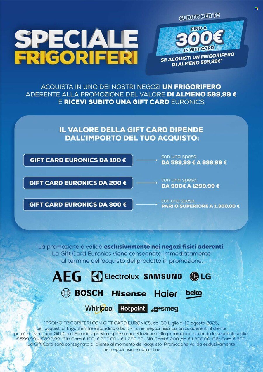 Volantino EURONICS - Speciale Frigoriferi