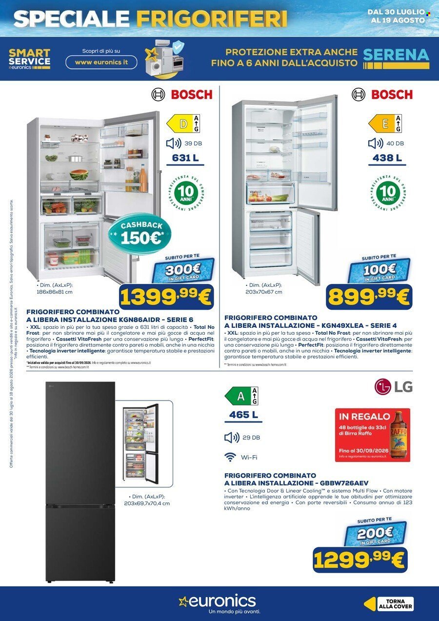 Volantino EURONICS - Speciale Frigoriferi
