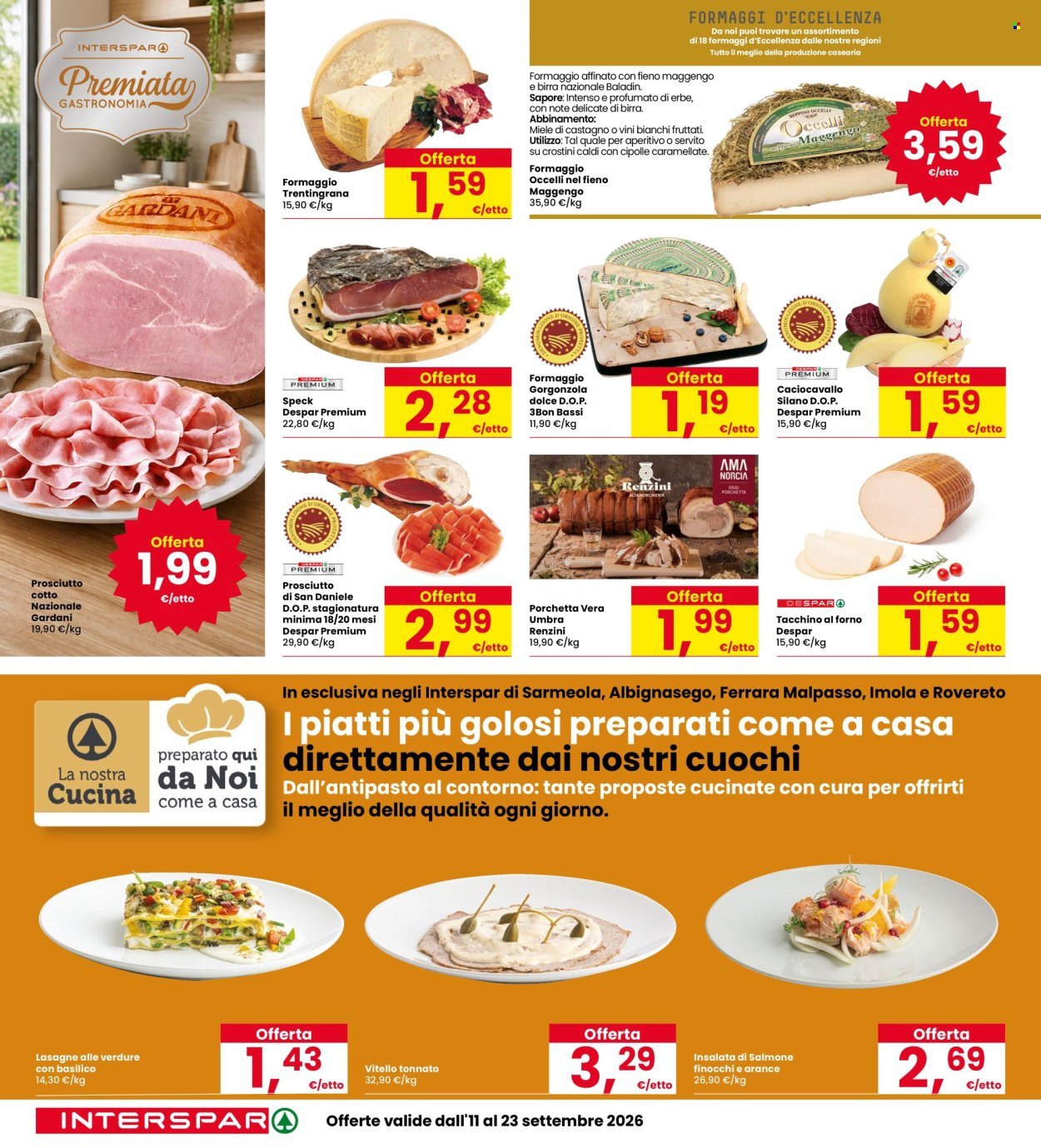 Volantino INTERSPAR - Sottocosto