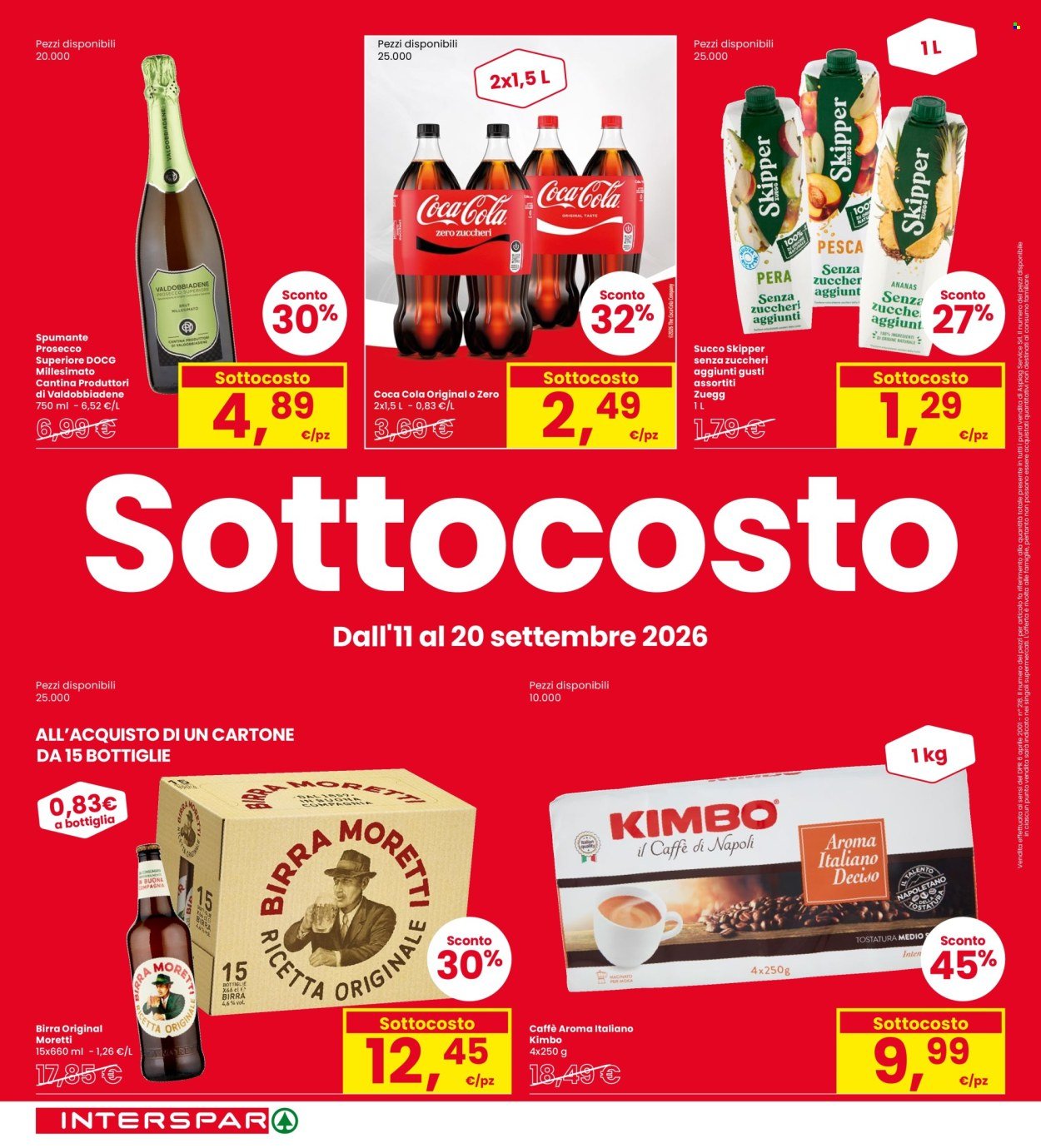 Volantino INTERSPAR - Sottocosto