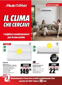 Volantino MEDIAWORLD - Il clima che cercavi dal (2026-05-08 - 2026-05-24)